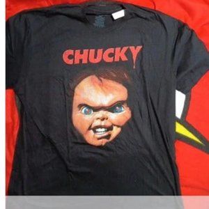 Chucky Child’s Play Horror Movie Graphic Men’s T-Shirt Shirt Black NEW 3XL